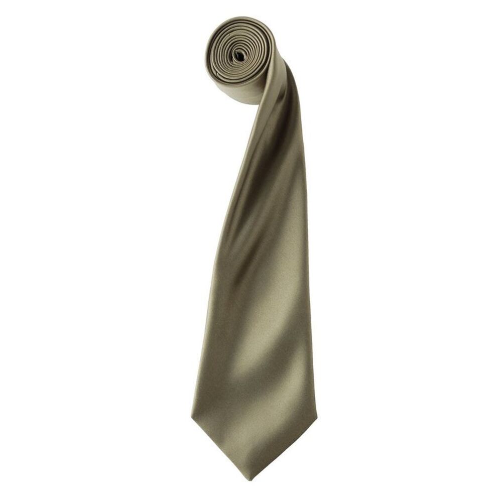 Premier Unisex Adult Colours Satin Tie / Sage